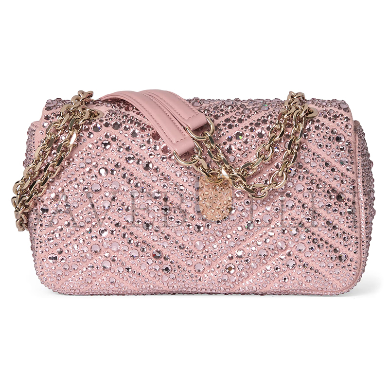 GUCCI GG MARMONT CRYSTALS SMALL SHOULDER BAG 837280 (22*12.5*6cm)